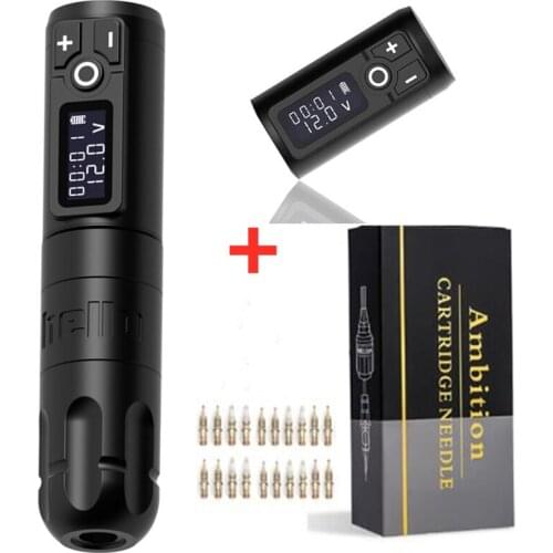 Wireless Tattoo Machine Pen Battery with Portable Power pack 1950 mah Digital LED Display For Body Art