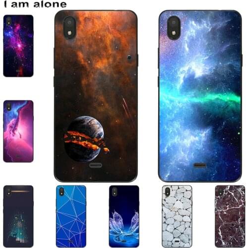 I am alone Phone Case For BQ 6045L Nice 2020 5.99 inch Mobile Cover Cute Fashion Cartoon Painted Shell Bag
