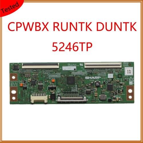 CPWBX RUNTK DUNTK 5246TP ZZ Tcon Board For TV Display Equipment T Con Card Replacement Board Plate Original T-CON Board 5246TPZZ
