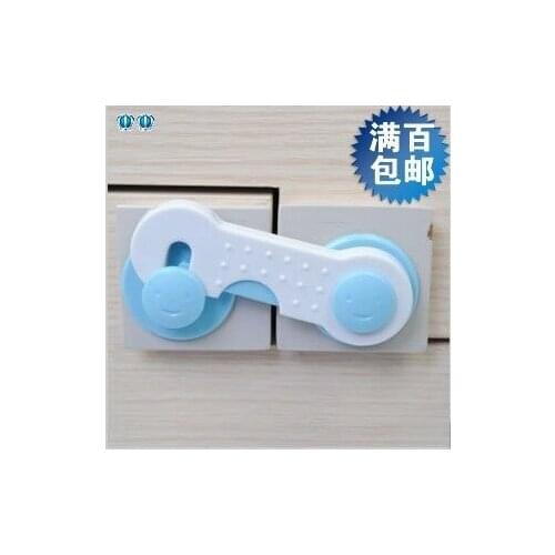 Child Baby Safty Products 10pcs/lot ABS Multifunctional Safety Locks Straps For Cabinet Door Drawer Refrigerator Toilet