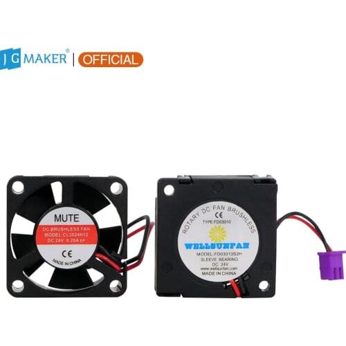 JGMAKER Magic 3D Printer Extruder Cooling Fan Square Fan of Uper and Down 2 Fansr