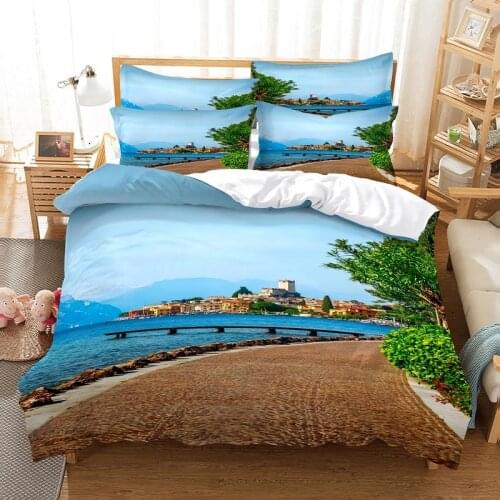 Bedding set duvet cover set 3d bedding digital printing bed linen queen size bedding set fashion design