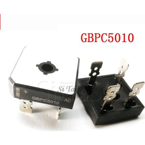 2pcs GBPC5010 Bridge Rectifiers 1000V 50A Bridge Rectifier new original