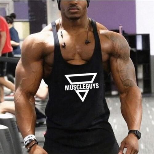 Mens Bodybuilding stringer Tank Top Men Fitness Singlet Cotton Vest gyms Clothing sporting Sleeveless Shirt Muscle Hip Hop
