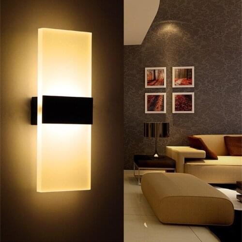 New Creative Simplicity LED Fashion Wall Lamps Bedroom Bedside Living Room Bar Study Stairs Corridor Aisle Decorative Wall Light