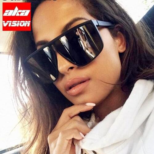 AKA VISION Oversized Sunglasses Women Luxury Brand Retro Glasses Men/Women Vintage Eyewear Women Oculos De Sol Feminino 2021