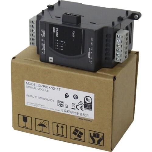 Original Delta PLC Extension Module ES2 Series DVP08XN211R DVP08XN211T DVP08XN11R DVP16XN11R DVP20EX200T Digital I/O Module
