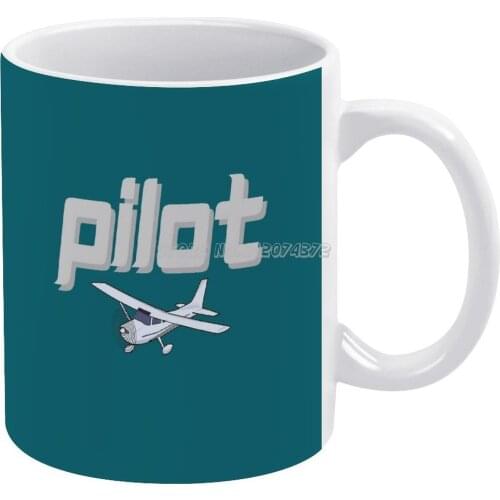Pilot Pilot&co Pilot Combo Coffee Mugs Porcelain Mug Cafe Tea Milk Cups Drinkware Mugs for Fathers Day Gifts Pilot Valentines Da