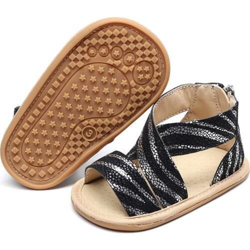 Baby Girls Sandals Leopard Print Shoes Baby Infant Toddler Crib Shoes Soft Baby First Walkers Baby Moccasins