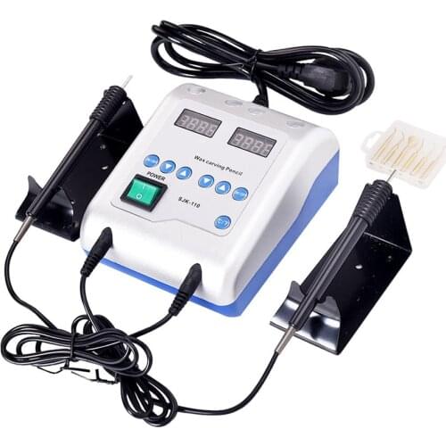 Dental Electric Waxer Wax Knife With 6 Wax Tips And 2 Pens Carving Dental Lab Tools Electric Waxer Carving Knife Contain