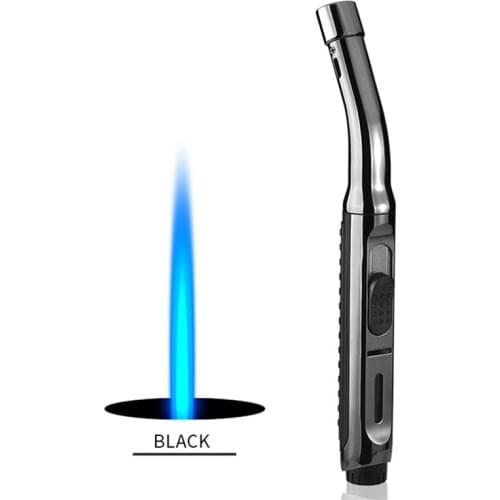 Spot Convenient Elbow Gun Gas Lighter Kitchen Lighters Custom Outdoor Survival Tool