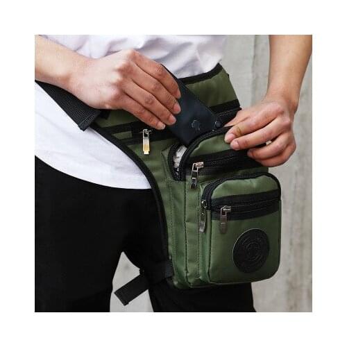 Cycling leg bag multifunctional tactical mountaineering outdoor fishing leg bag men bag sports cross chest bag