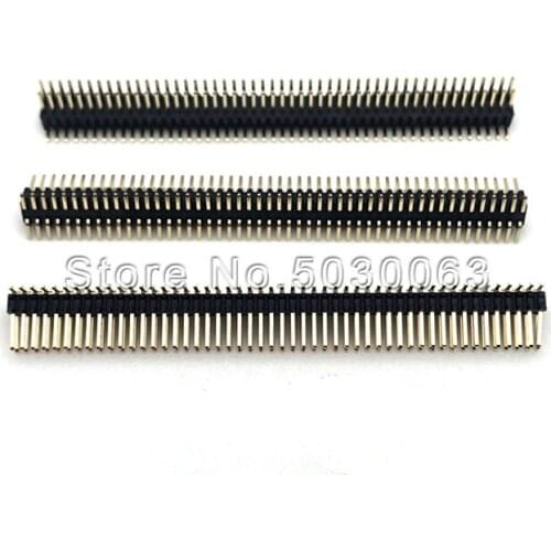 0.8mm spacing 2*50P double row vertical SMT double row needle/base Gold Plated