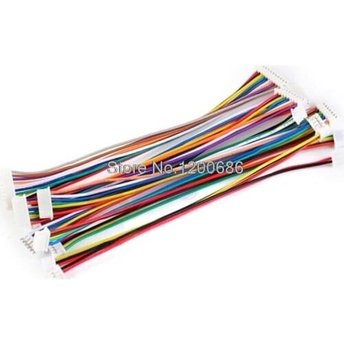 10pieces 8 Pin JST ZH 1.5 ZH1.5 1.5mm Female Female Double Connector with Flat Cable 150MM Same direction