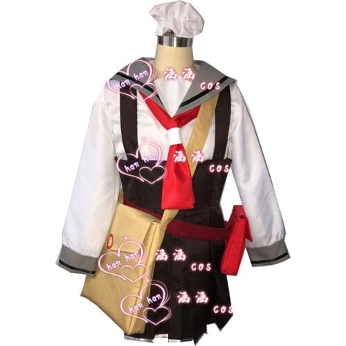 2021 Anime Bakemonogatari Monstory Sengoku Nadeko Dress Cosplay Costume with bags