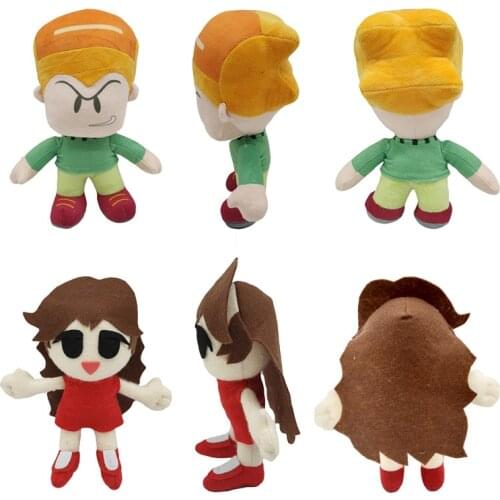 25-30cm Friday Night Funkin Plush Toy Friday Night Funkin Boyfriend Spooky Month Skid and Pump Soft Stuffed Animal Dolls Toys