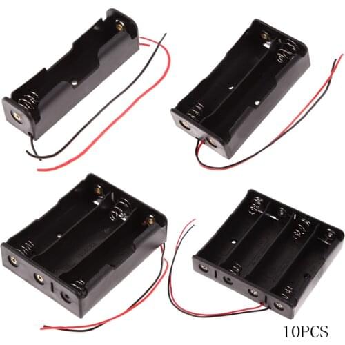 5pcs Plastic Battery Case Holder Storage Box for 18650 Rechargeable Battery