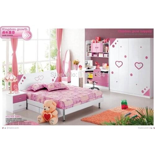 916# Modern style children bedroom set furniture wooden bedroom furniture