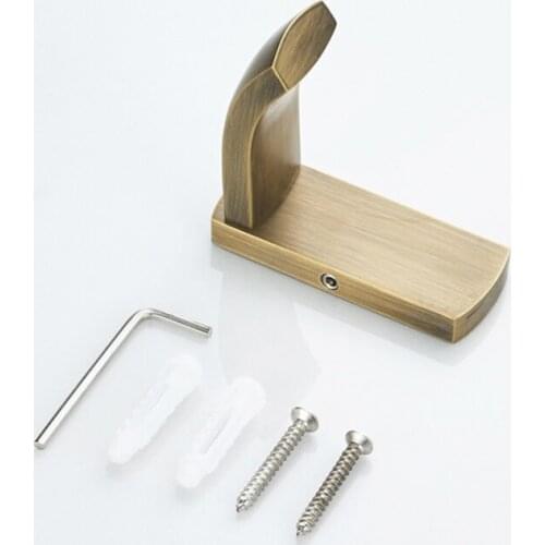 Antique Brushed Clothes Hook Coat Hooks Wall Mounted Single Hook Hanger for Coats, Hats, Robes, Towels Kitchen Bathroom, Copper