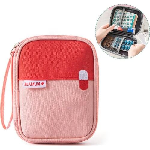 Emergency Medicial First Aid Bag Empty Mini Travel Camping Car Outdoor Rescue Survival Kit Portable EVA Case Storage Organizers