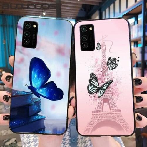 Hrmes New fashion butterfly Phone Case for Huawei Honor 8X 9 10 20 Lite 7A 8A 5A 7C 10i 20i 9X play 8C