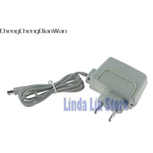 ChengChengDianWan EU Plug For NDSI XL LL 3DSXL LL Wall Charger Charging Lead for New 3DS XL LL 3DS Power AC Adapter 2pcs/lot