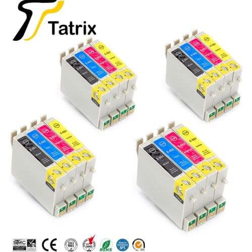Tatrix T0551 T0552 T0553 T0554 Ink cartridge T551 For Epson Stylus Photo R240 R245 RX420 RX425 RX520 Printer