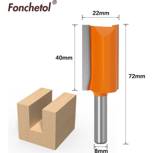 1PCS-8mm*22mm*40mm,free shipping Woodworking cutters,8mm shank extension cutters,slotting straight cutters,notch cutters