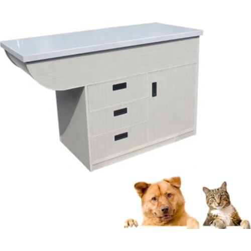 Cheap Price Veterinary Pet Medical Hospital Equipment WT-18 Vet Animal Wooden-frame dry surgical exam disposal table