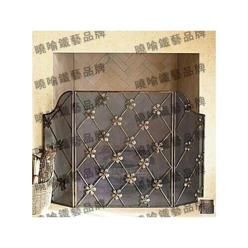 Europe type restoring ancient ways do old high-grade, wrought iron floor mantel. Coals fence