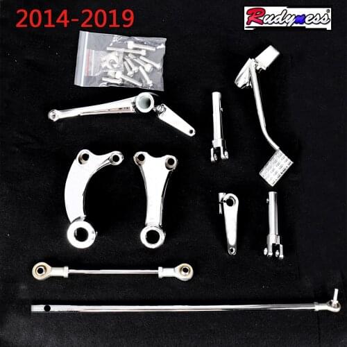 Chrome Forward Controls Linkages Fit For Harley 2014 2015 2016 2017 2018 2019 Sportster XL 883 1200