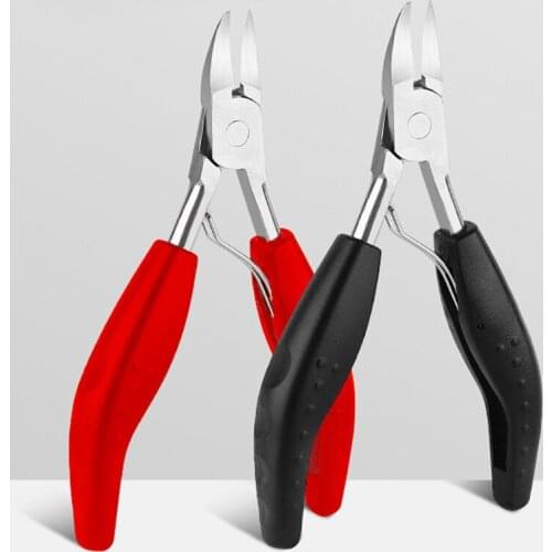 Stainless Steel Toenail Ingrown Nail Art Nipper Scissors Paronychia Dead Skin Remover Trimming Nail Clipper Pedicure Tool