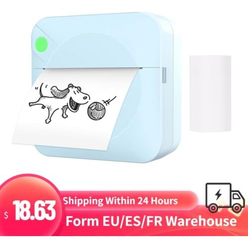 203DPI Mini Pocket Photo Printer Portable Thermal Printing Machine Wireless BT Connection for Picture Lable DIY Handcraft List