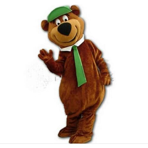 Brown Bear Mascot Costume Suit Cosplay Party Game Dress Outfit Halloween Adult Handmade Cartoon Character Doll ClothingGift