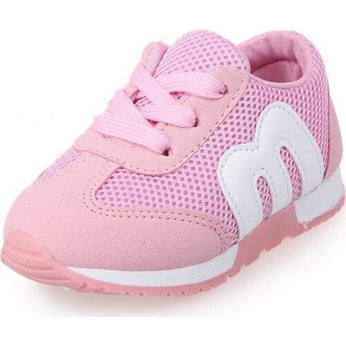 Spring autumn kids shoes new childrens sneakers boys mesh breathable casual sports shoes girls casual running shoes size 21-30