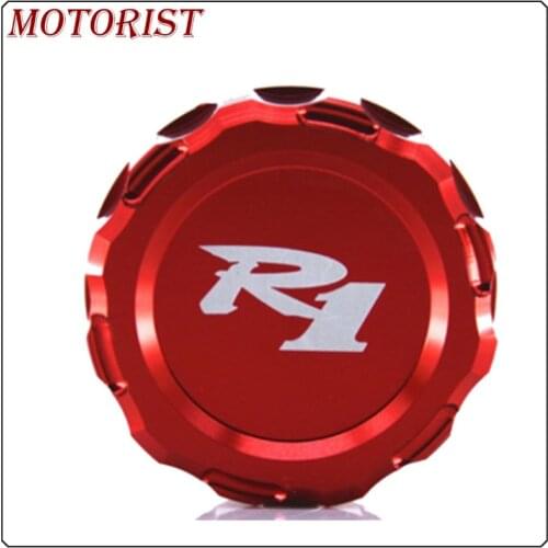MOTORIST Motorcycle CNC Cylinder Rear Fuel Brake Fluid Reservoir Cover For Yamaha YZF-R1 YZF R1 2009-2014