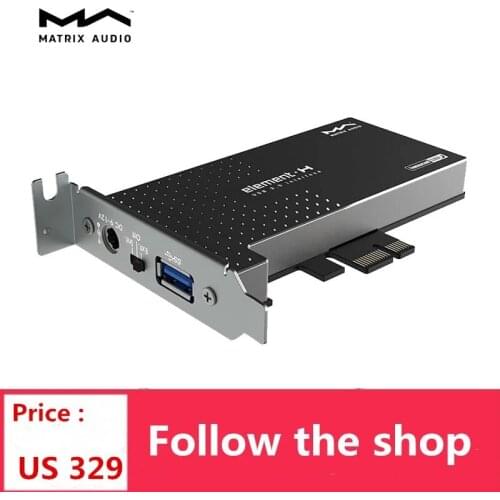 Matrix Element USB H Hi-Fi 3.0 Interface expansion Card Crystek femtosecond Clock