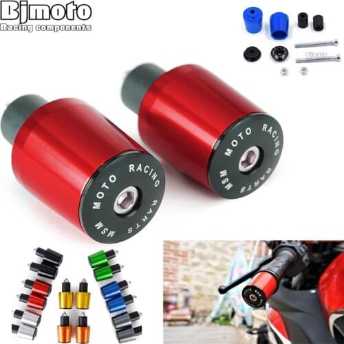 Motorcycle handlebar Counterweight grips ends 7/8'' 22mm Handle bar Cap Hand Grips Bar End Plug For Kawasaki Z750 Z800 Z1000