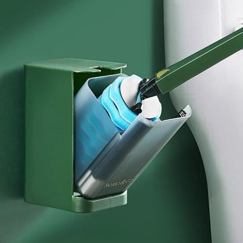 Wall Hanging Disposable Toilet Brush Cleaning Kit Toilet Brush Holder Household Tools Brosse Toilette Bathroom Fixture DF50MTS