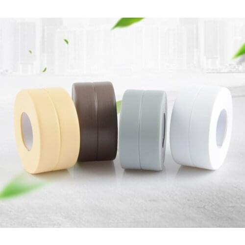 New 320x2.2cm Kitchen Bathroom Wall Sealing Tape PVC Waterproof Mildew Proof Sink Joint Crevice Sticker Corner Stick Strip