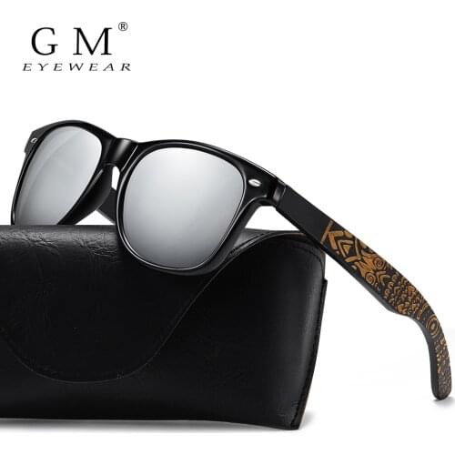 GM New High Quality Square Sunglasses Men Polarized UV400 Fashion Sunglass Mirror Sport sun glasses Driving oculos S5097