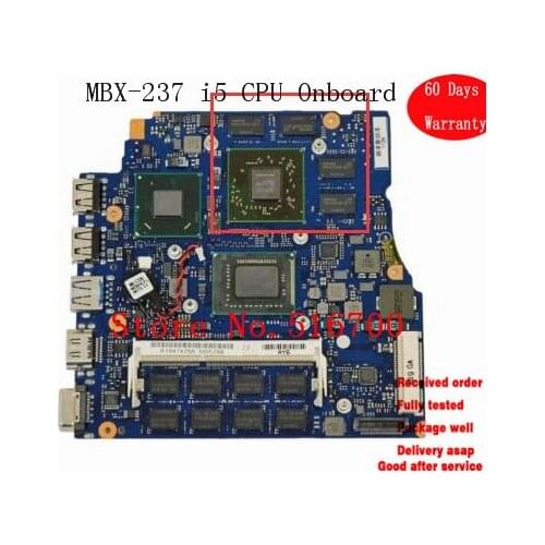 Original Mainboard For Sony Vaio VPCSE1C5E VPCSE1E1E/S V0B0 MBX-237 Main Board Motherboard i5-2430M A1857272A