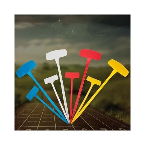 25/50pieces of garden decoration plastic plant type T labels rotated inclined flat nursery garden markers labels bookmarks