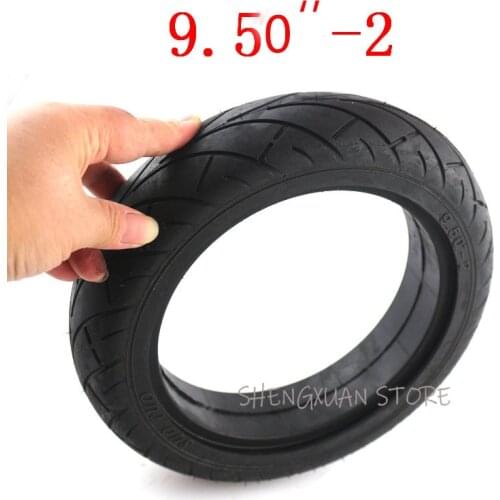 Good quality 9.50-2 electric scooter solid tire without inner tube and outer tube 9.5 inch electric car pneumatic tire