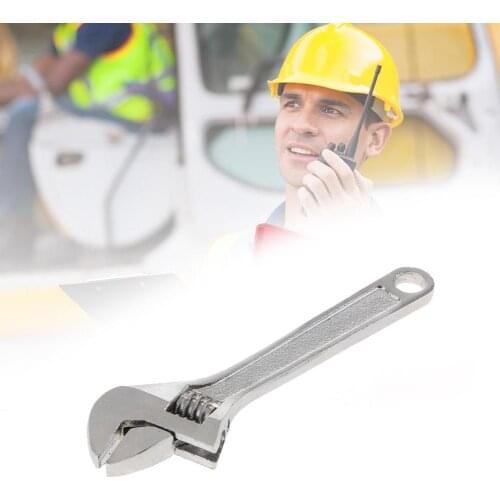 1Pcs 2.5 Inch Adjustable Spanner Metal Wrenches Work Repair Machine Spanner Building Tool General Hand Maintenance Tool Supplies