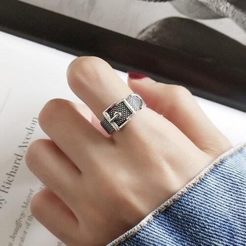 Charm Belt Ring For Women Men Vintage Boho Knuckle Party Rings Punk Jewelry Girls Gift