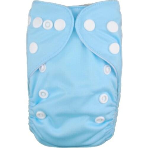 [Sigzago] Newborn Baby Infant Pocket Cloth Diaper Nappy with 1 Insert With Snaps Reusable Washable 0-5kg