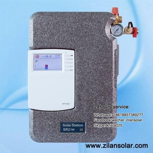 SR21H-1568 dual line solar pump station with normal pump or high efficiency pump