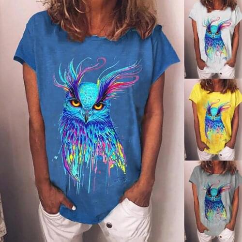 Summer Women T-shirt Short Sleeve Soft Ladies Women Casual Printing T-shirt Sweatshirt Going Out Oversized Tops