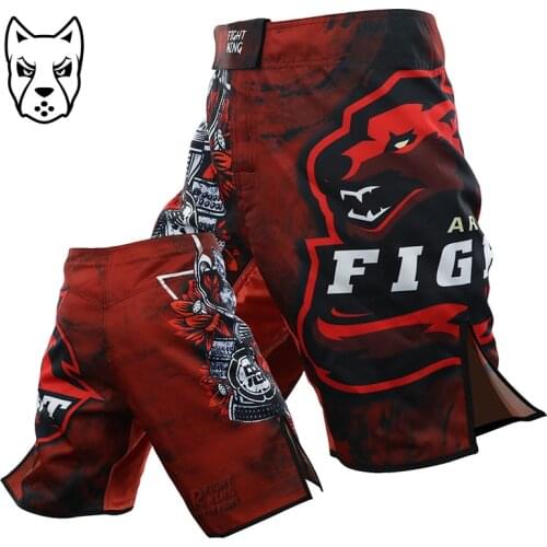2019 Muay Thai Boxing MMA Fitness Gym Training Pants Boxing Shorts Muay Thai Cheap Mma Shorts Kickboxing Trunks for Men